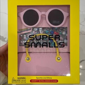 Super Smalls Pink Sunglasses with Yellow Case
